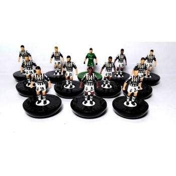 Subbuteo Andrew Table Soccer Juventus 2014-2015 Champions League on Classic Hasbro Bases